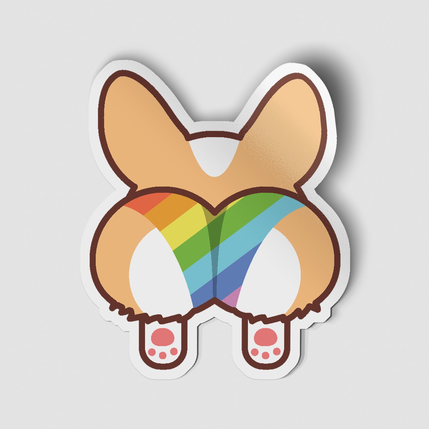 Corgay Butt | Sticker