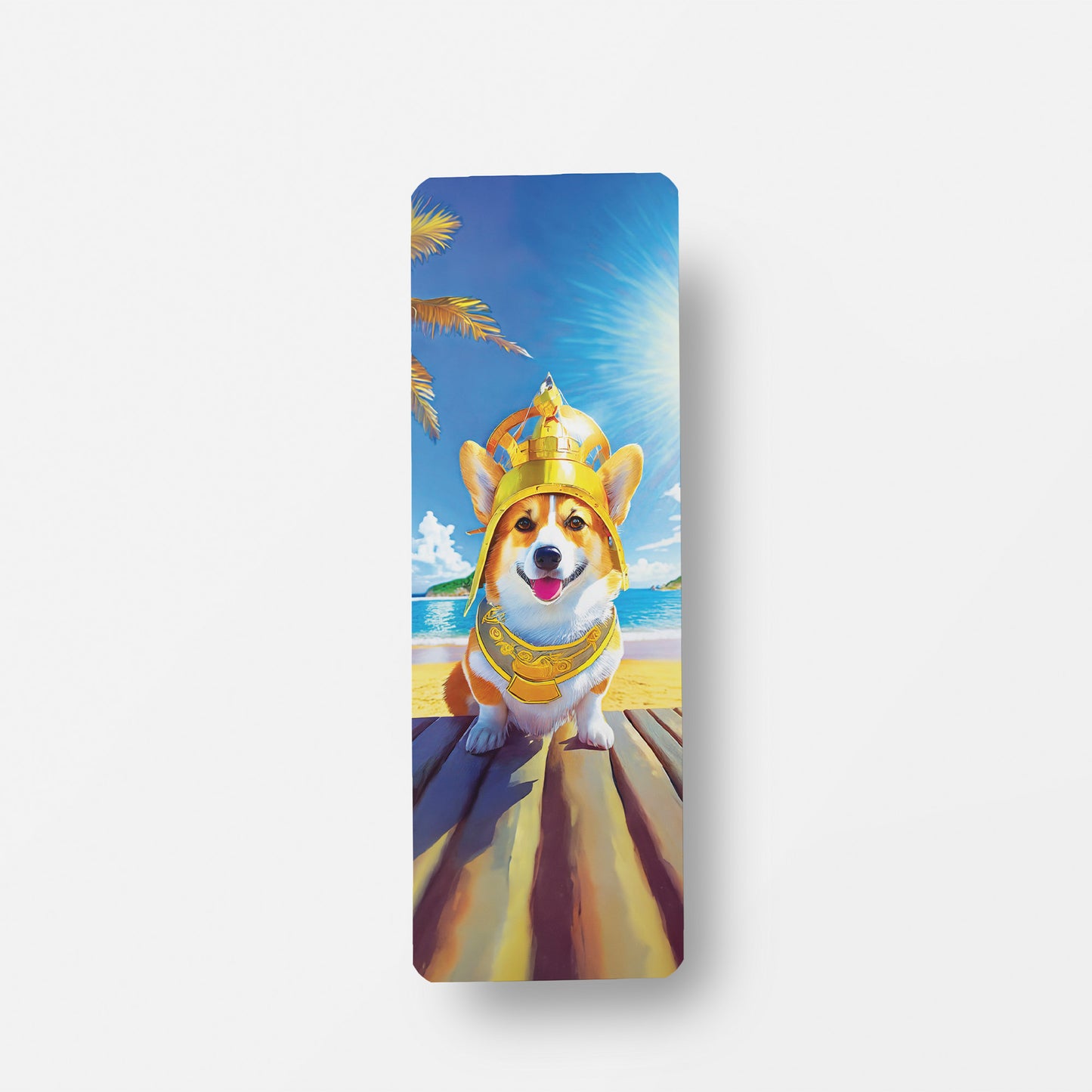 Greek Corgi | Bookmark
