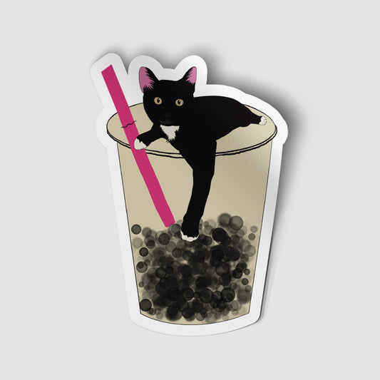 Boba Cat | Sticker