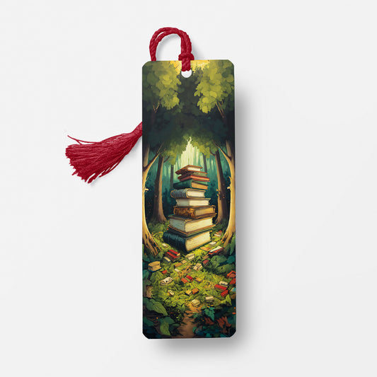 Forest of Knowledge | Bookmark with Tassel